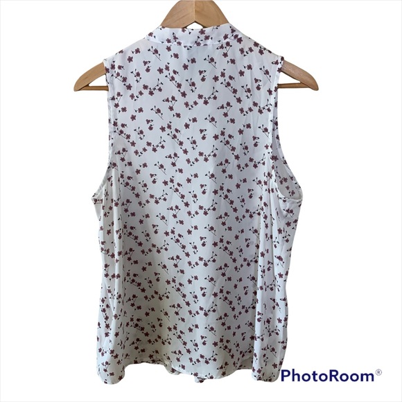 L’Academie The 70s Floral Tank in Mauve Ditsy - Picture 4 of 6